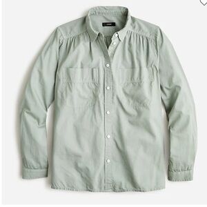 NWT JCREW GARMENT-DYED COTTON POPLIN UTILITY SHIRT
10 / FADED FATIGUE